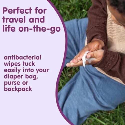Boogie Antibacterial Hand Wipes 30 Count | Alcohol-Free, Hypoallergenic, Moisturizing for All Skin Types thumbnail 6