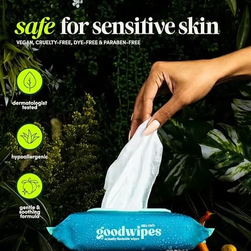 goodwipes Flushable Wipes Variety Pack 240 Count (Pack of 4) | Septic Safe & Biodegradable thumbnail 4