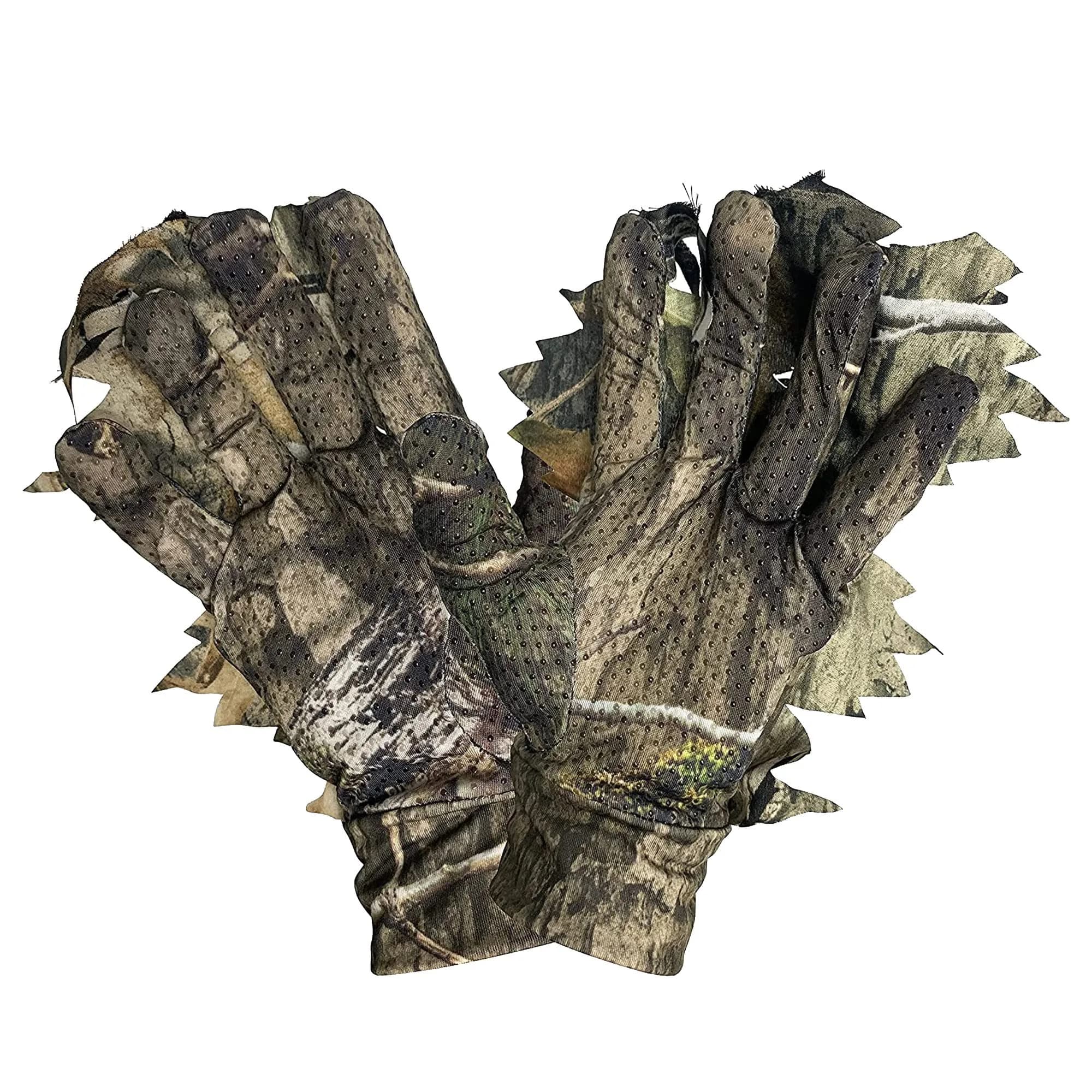 Titan 3D Leafy Gloves for Leafy Suit | Lightweight Camouflage Gloves for Hunting & Airsoft — Country DNA / One Size