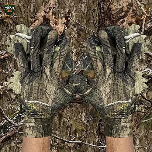 Titan 3D Leafy Gloves for Leafy Suit | Lightweight Camouflage Gloves for Hunting & Shooting thumbnail 3