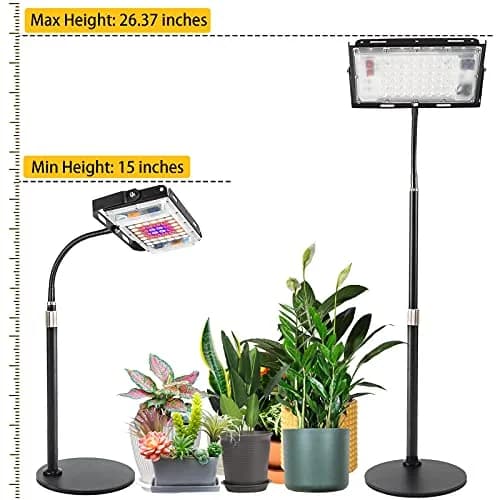LBW Grow Light for Indoor Plants, Full Spectrum Desk LED Plant Light | Adjustable, Energy Efficient, 30W thumbnail 5