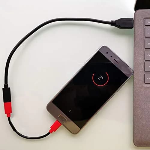 PortaPow USB-C Data Blocker Twin Pack (Red) | Secure Charging, Prevents Hacking thumbnail 2