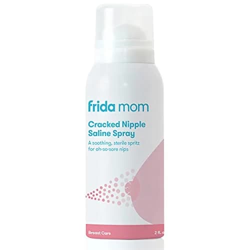 Frida Mom Saline Spray for Cracked Nipples 59ml (2 fl oz) | Soothes Sore Nips Between Feedings thumbnail 1