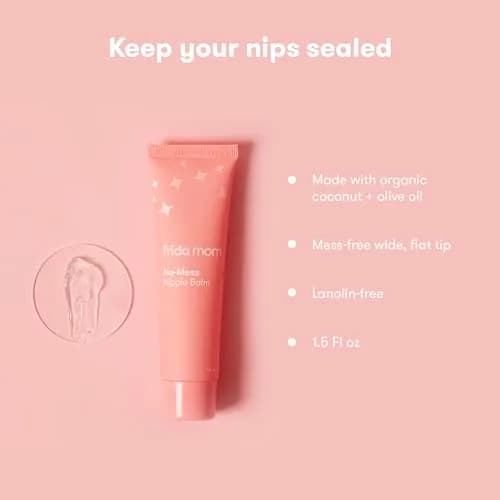Frida Mom No-Mess Nipple Balm 44ml (1.5 Fl Oz) | Lanolin-Free Hydrating Cream for Sore Nipples thumbnail 3
