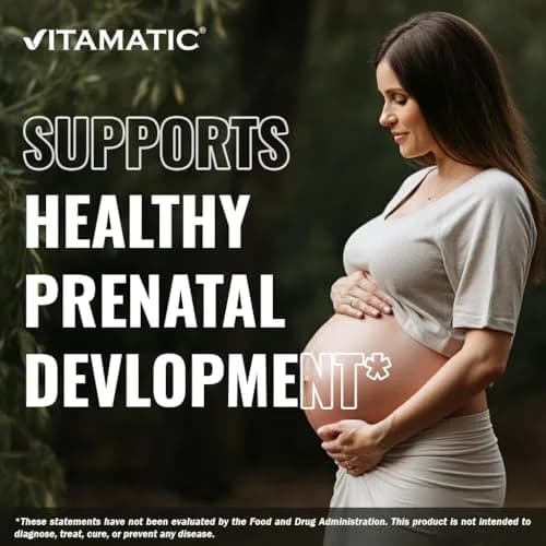 Vitamatic Folic Acid 1000 mcg (1 mg) | Supports Cell Growth & DNA Synthesis thumbnail 7