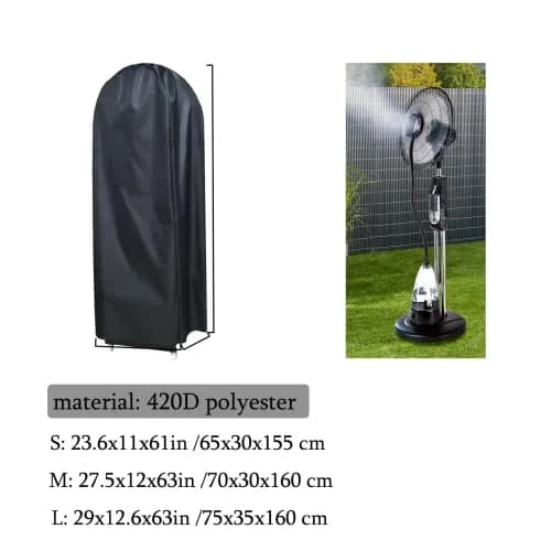 J&C Fan Cover 420D Polyester Waterproof Large Size | Heavy Duty Outdoor Fan Dust Cover thumbnail 2