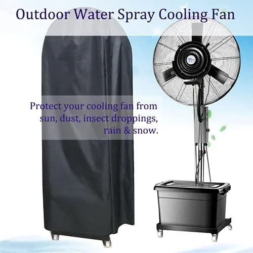 J&C Fan Cover 420D Polyester Waterproof Large Size | Heavy Duty Outdoor Fan Dust Cover thumbnail 3
