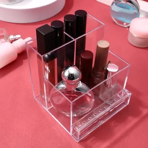 FRCOLOR Nail Drill Grinding Bit Holder Box | Nail Art Storage Organizer 10.3x9.7cm thumbnail 5
