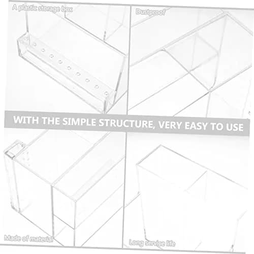 FRCOLOR Nail Drill Grinding Bit Holder Box | Nail Art Storage Organizer 10.3x9.7cm thumbnail 8