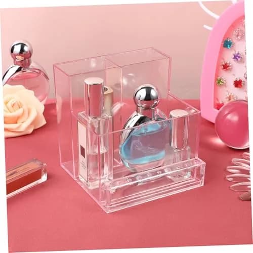 FRCOLOR Nail Drill Holder 10 Holes Pink | Acrylic Nail Organizer for Nails & Bits thumbnail 9