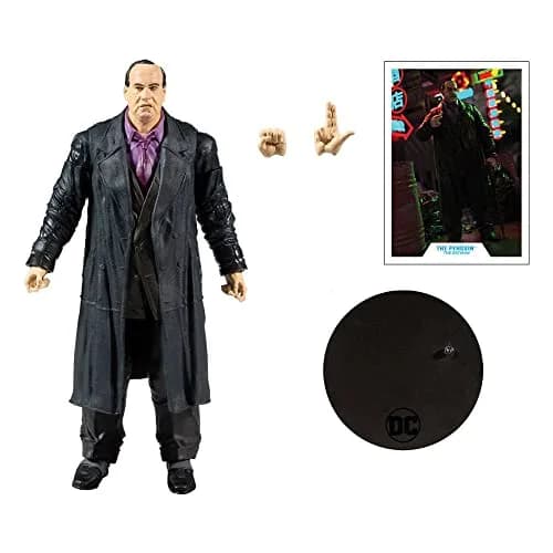 McFarlane Toys - DC Multiverse The Penguin Batman Movie 7" Action Figure with Accessories | Ultra Articulation & Collectible Art Card thumbnail 7