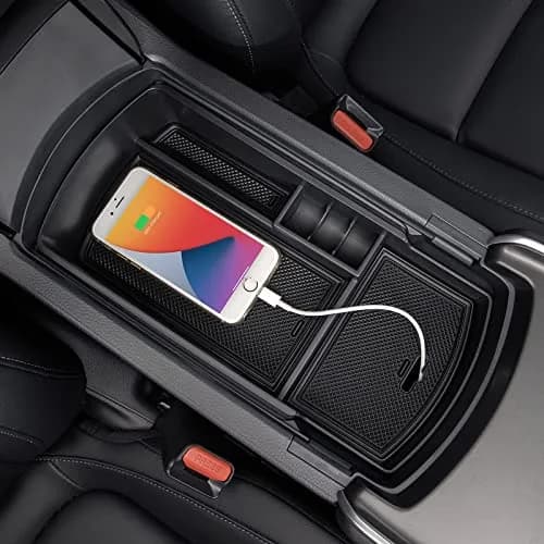 PIMCAR Center Console Organizer for Honda Accord 2018 2022 ABS Plastic Material | Extra Storage & Cord Routing thumbnail 7
