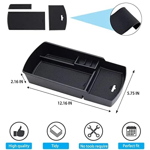 PIMCAR Center Console Organizer for Honda Accord 2018 2022 ABS Plastic Material | Extra Storage & Cord Routing thumbnail 3