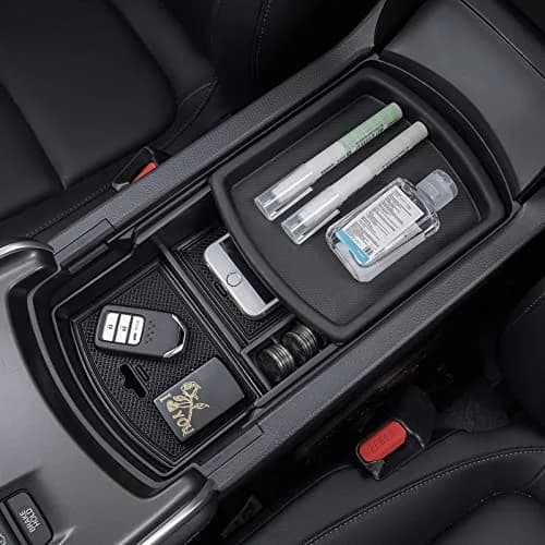 PIMCAR Center Console Organizer for Honda Accord 2018 2022 ABS Plastic Material | Extra Storage & Cord Routing thumbnail 4