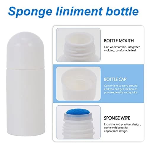Lurrose Sponge Applicator Bottles 50ml (1.7 fl oz) Each | Pack of 8 Refillable Cosmetic Containers thumbnail 4