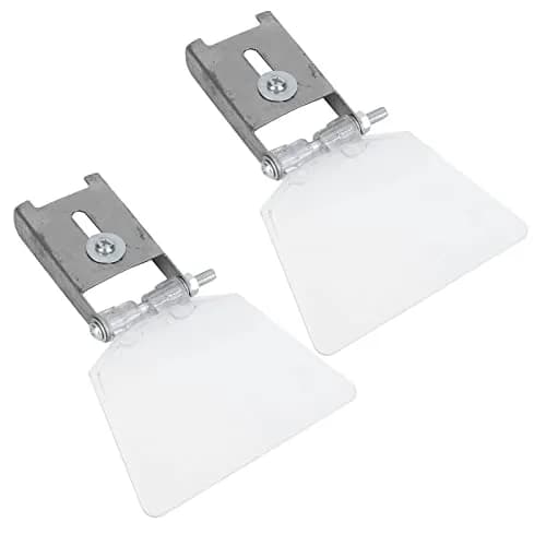 Longzhuo Bench Grinder Eye Shields 2 Pcs | 110mm (4.3in) x 78mm (3.1in) Stainless Steel Safety Guards thumbnail 8