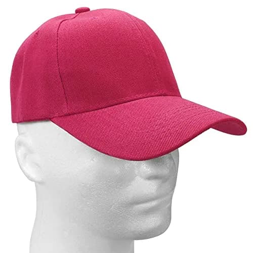 Falari Baseball Cap Adjustable Size for Running Workouts and Outdoor Activities All Seasons (1pc Hot Pink) | Classic Sun Protection thumbnail 5