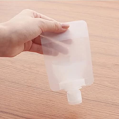 CKLJTL Portable Travel Fluid Makeup Packing Bag 10 Pcs (30ml, 50ml, 100ml) | Refillable Cosmetic Pouch Set thumbnail 7