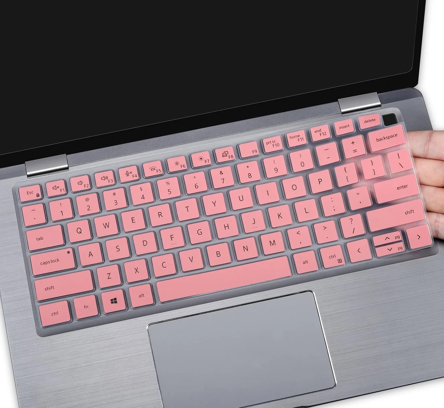 CaseBuy Pink Silicone Keyboard Cover for Dell Latitude 14" & 15.6" Laptops | US Layout Protector Skin — Pink