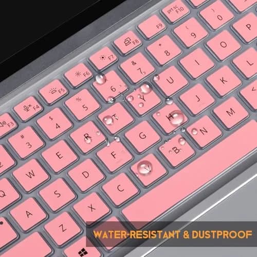 CaseBuy Pink Silicone Keyboard Cover for Dell Latitude 14" & 15.6" Laptops | US Layout Protector Skin thumbnail 4