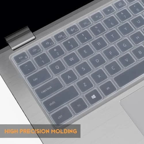 CaseBuy Clear Silicone Keyboard Cover for Dell Latitude 14"/15.6" Laptops | US Layout Protector Skin thumbnail 4