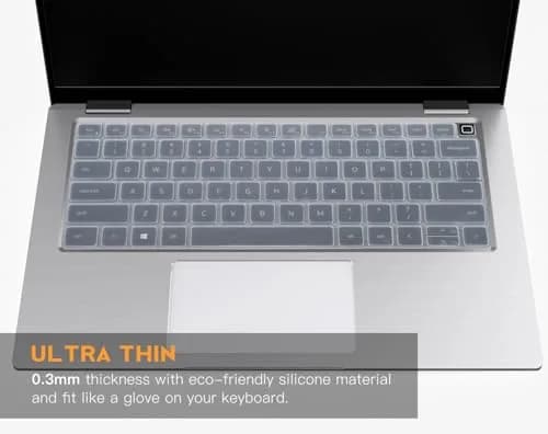 CaseBuy Clear Silicone Keyboard Cover for Dell Latitude 14"/15.6" Laptops | US Layout Protector Skin thumbnail 3