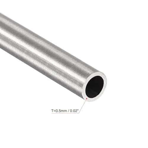 uxcell 304 Stainless Steel Round Tube 4mm OD 0.5mm Wall 300mm | Seamless, Durable, Precision-Grade thumbnail 3
