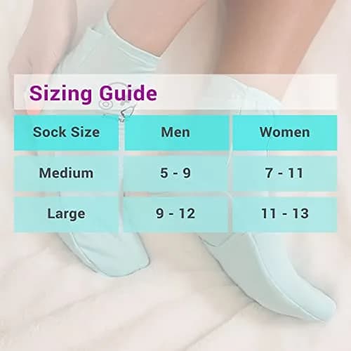Zomaple Cold Therapy Socks 2 Gel Packs | Targeted Foot & Ankle Relief for Neuropathy & Hot Feet thumbnail 6