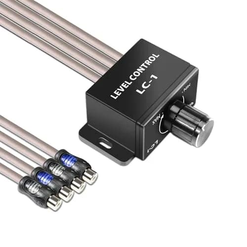 RECOIL LC1 Bass Knob RCA Level Volume Control for Car Amplifiers | Universal Audio Control thumbnail 1
