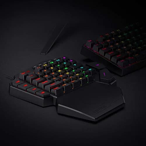 Redragon K585 DITI One-Handed RGB Mechanical Gaming Keypad with Hot-Swappable Switches & Wrist Rest thumbnail 5