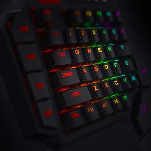 Redragon K585 DITI One-Handed RGB Mechanical Gaming Keypad with Hot-Swappable Switches & Wrist Rest thumbnail 6