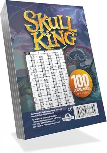 Grandpa Beck's Games Skull King Replacement Score Pads | Pirate Trick-Taking Card Game Accessories thumbnail 1
