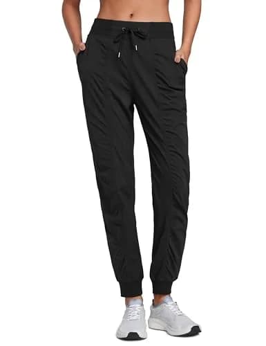 CRZ YOGA Ease Line Joggers 28.5" Black X-Small | Breathable, Durable Active Pants for Women thumbnail 1