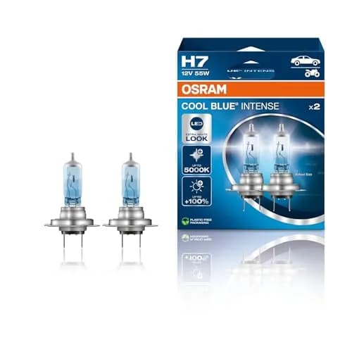 OSRAM COOL BLUE INTENSE H7 Headlight Bulb 5000K (2 Lamps) | Up to 100% Brighter thumbnail 1