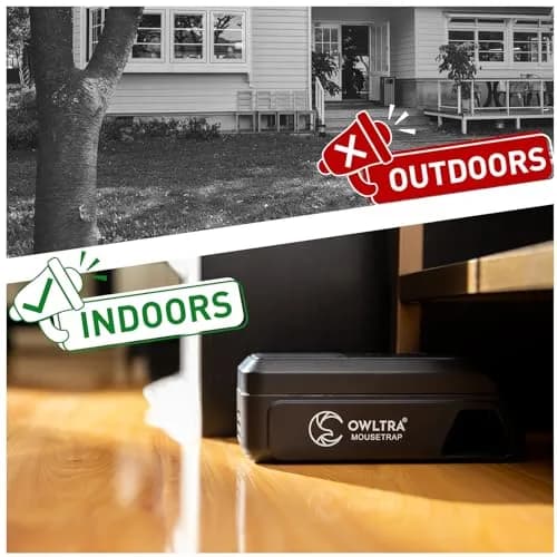 OWLTRA OW-2 Indoor Electric Mouse Trap 2 PCS | Humane Rodent Zapper with Pet Safe Trigger thumbnail 6