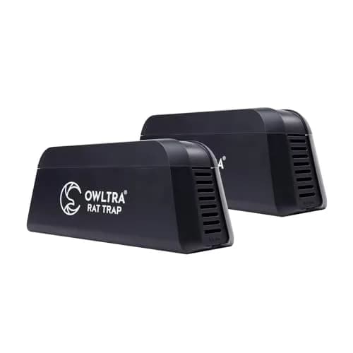 OWLTRA OW-1 Indoor Electric Rat Trap 2PCS | Pet Safe Instant Kill Rodent Zapper, Black thumbnail 1