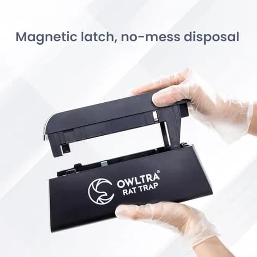 OWLTRA OW-1 Indoor Electric Rat Trap 2PCS | Pet Safe Instant Kill Rodent Zapper, Black thumbnail 3