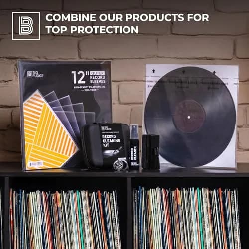 Big Fudge Record Cleaning Kit Professional Series - Vinyl Record Cleaner - Includes Vinyl Brush, Cleaning Fluid, Stylus Gel, Velvet Brush, Padded Case thumbnail 7