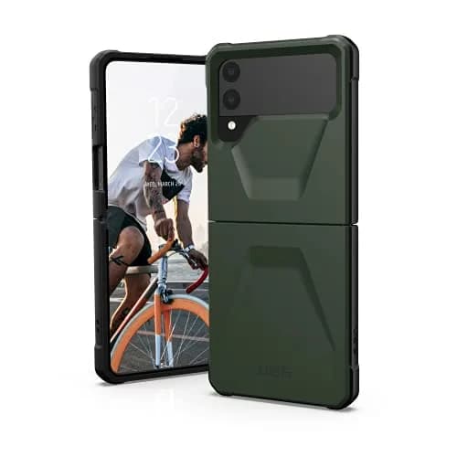 URBAN ARMOR GEAR Civilian Case for Samsung Galaxy Z Flip3 5G (2021) Olive | Military-Grade Drop Protection thumbnail 1