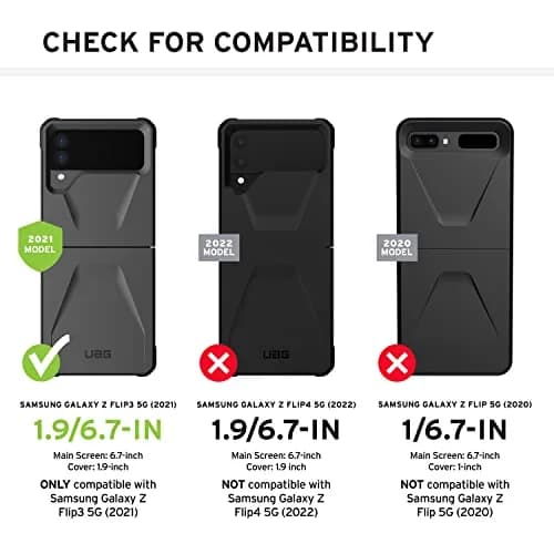 URBAN ARMOR GEAR Civilian Case for Samsung Galaxy Z Flip3 5G (2021) | 16.9cm (6.7 inch) Screen thumbnail 2