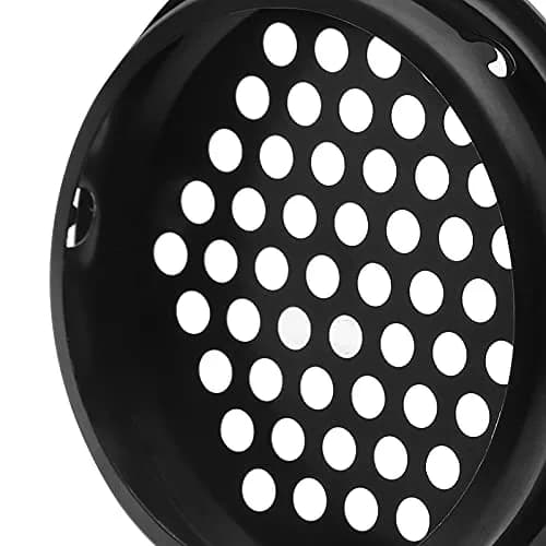 Piutouyar 20Pcs 53mm/2.1" Round Soffit Vents, Black | Stainless Steel Mesh Hole Louver for Kitchen, Bathroom, Wardrobe thumbnail 5