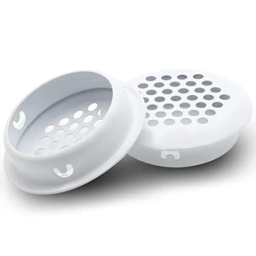 Piutouyar 20Pcs 35mm Air Vents Round Soffit Vents, White | Stainless Steel Circular Vent Mesh for Kitchen & Wardrobe thumbnail 3