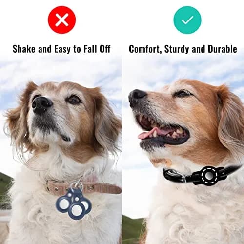 THXSBUDDY Air Tag Cat Collar Holder 2 Pack | Fits Collars Up to 0.5 Inch, Black thumbnail 4