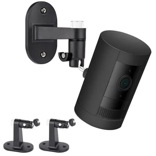 ALERTCAM 2Pack Adjustable Security Wall Mount Bracket for Ring & Outdoor Cameras | Perfect View Angle, Indoor/Outdoor Use thumbnail 1