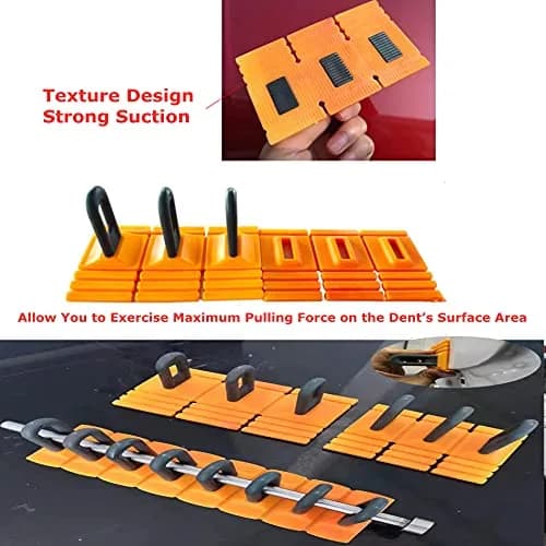 HiYi Car Dent Repair Tool Kit with Yellow Glue Tabs & Dent Lifter | 10-Piece Set thumbnail 6