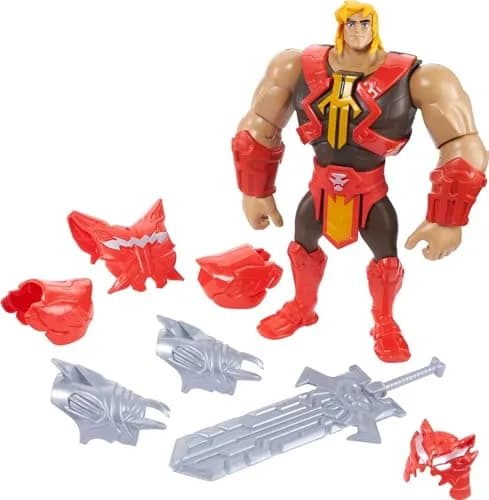 Masters of the Universe Deluxe He-Man Action Figure 8.5-in | Power Attack Feature thumbnail 1