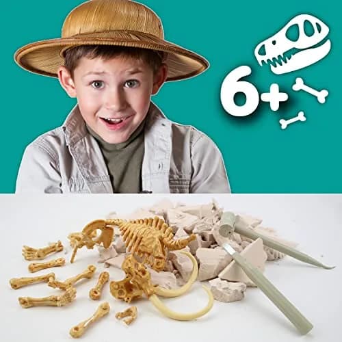 Science4you Mammoth Dinosaur Fossil Digging Kit - Excavate & Assemble 17 Dino Bones | Paleontology Fun for Kids 6-14 thumbnail 6