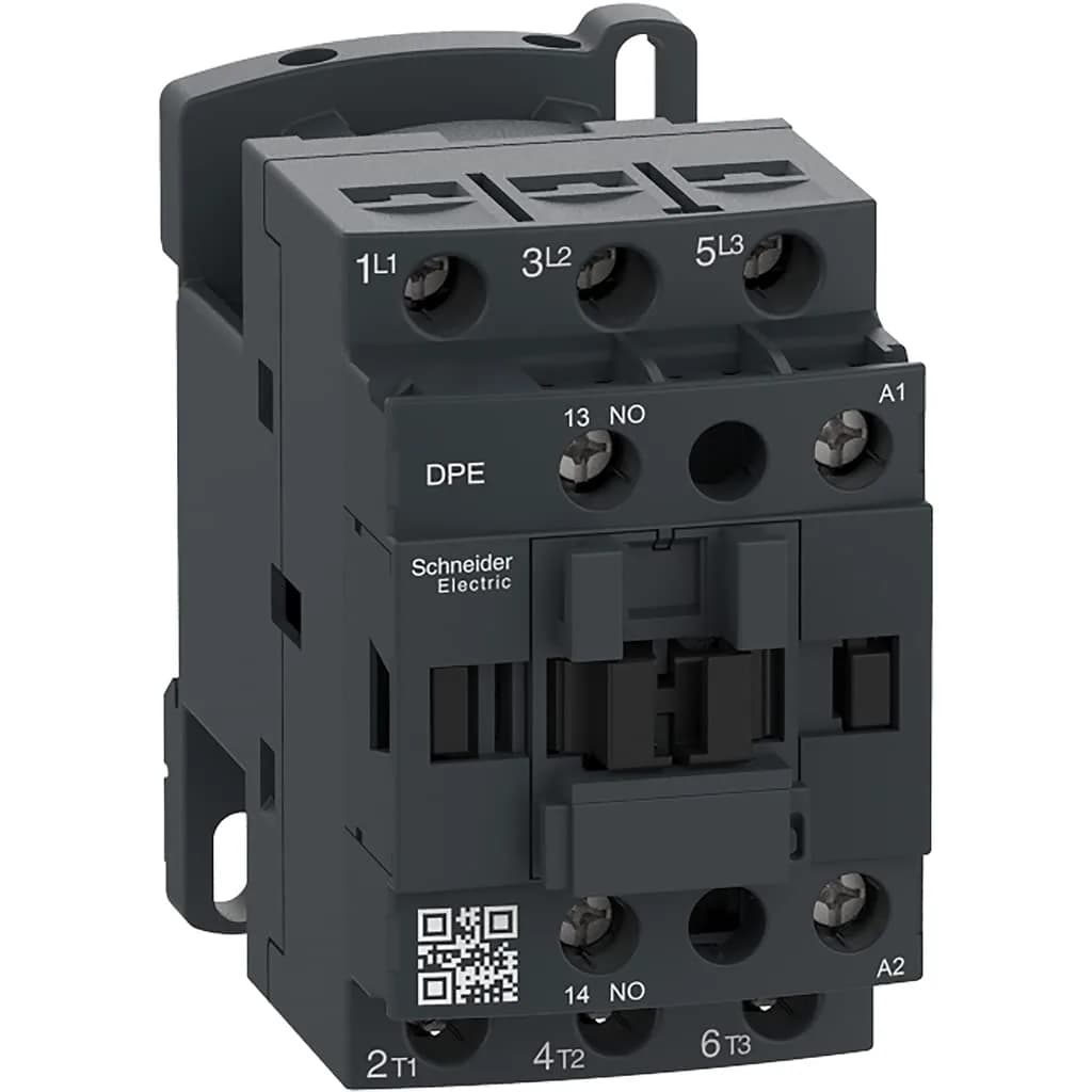 Square D by Schneider Electric DPE18U7 Easy TeSys IEC Contactor 7.5HP 460V | HVAC & AC Motor Control - main product image