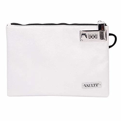 Vaultz Money Bag with Lock - 7 x 10 Inch | Secure Cash & Valuables thumbnail 1