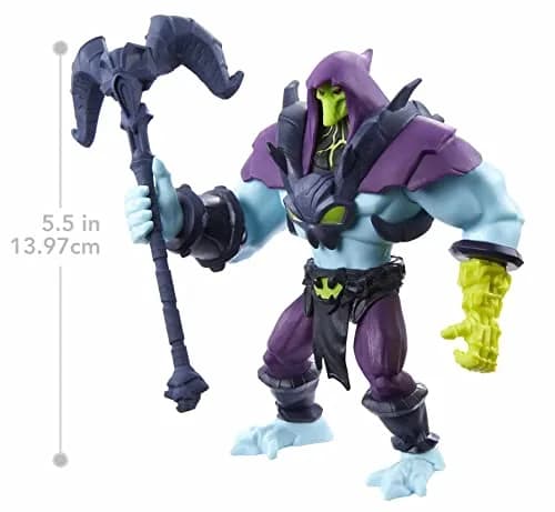 Masters of the Universe Skeletor Action Figure 14 cm (5.5 Inch) | Netflix Series Villain with Power Attack Move thumbnail 3